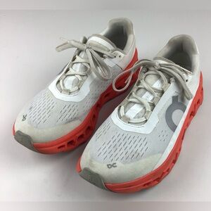 On Cloud Monster Running shoes White and Orange women’s 9.5